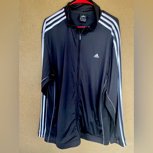 Men’s grey full zip Adidas jacket size XL - Picture 1 of 4
